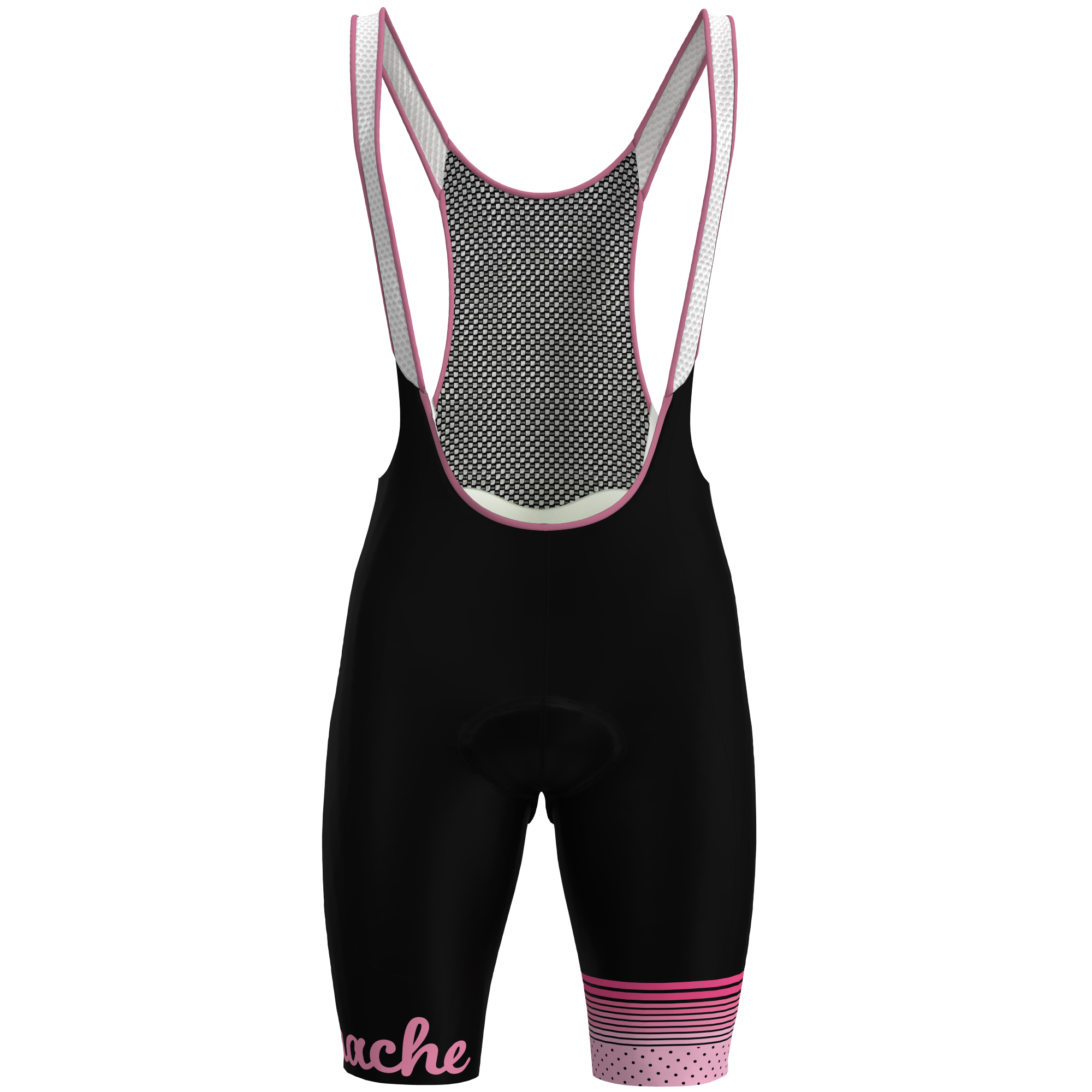 Women's WT 2ND SKIN Bib Short - Pink Branded