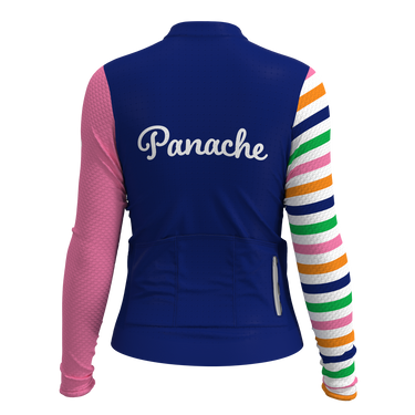 W's Pro THERMAL Long Sleeve Jersey - STRIPES