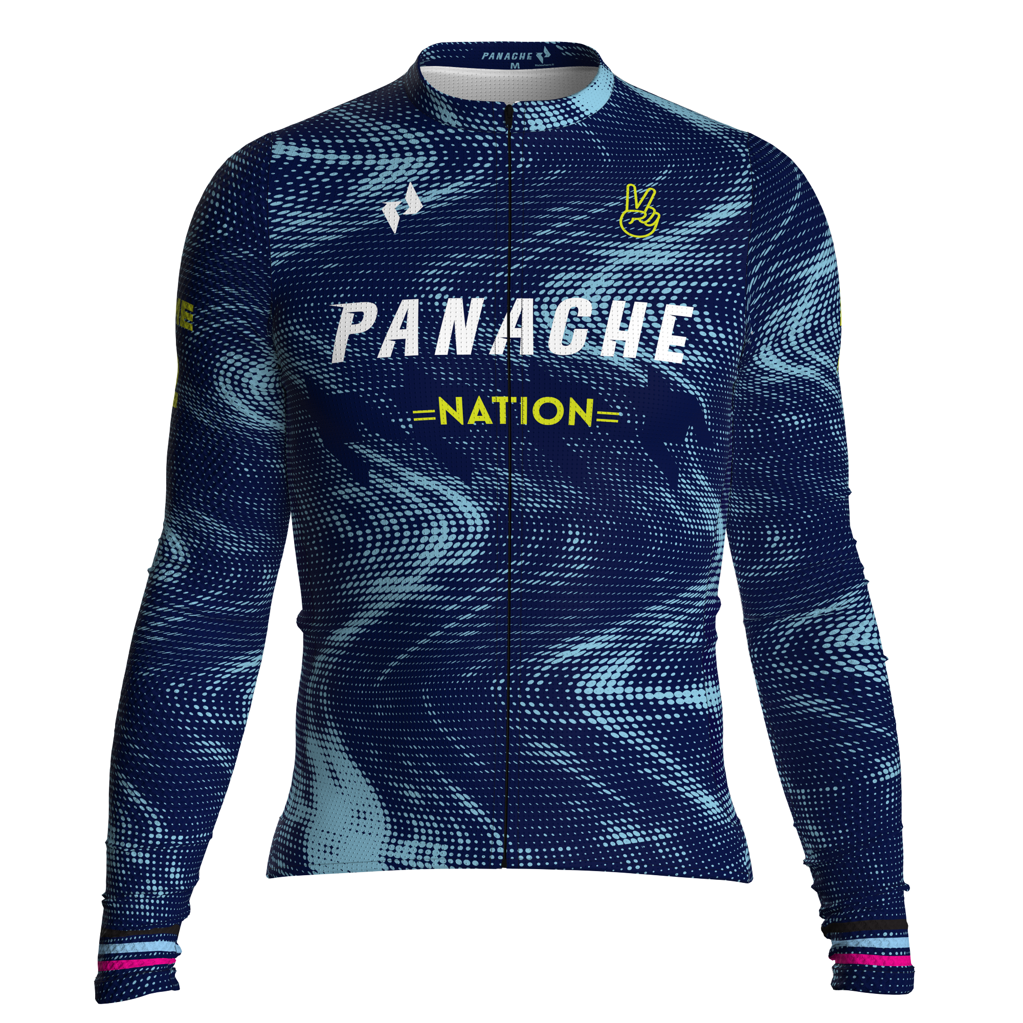 PANACHE NATION26 LS Summer Weight Jersey MIDNIGHT Panache