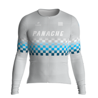 M's & W's LS Super Light Jersey - Checkered Cement