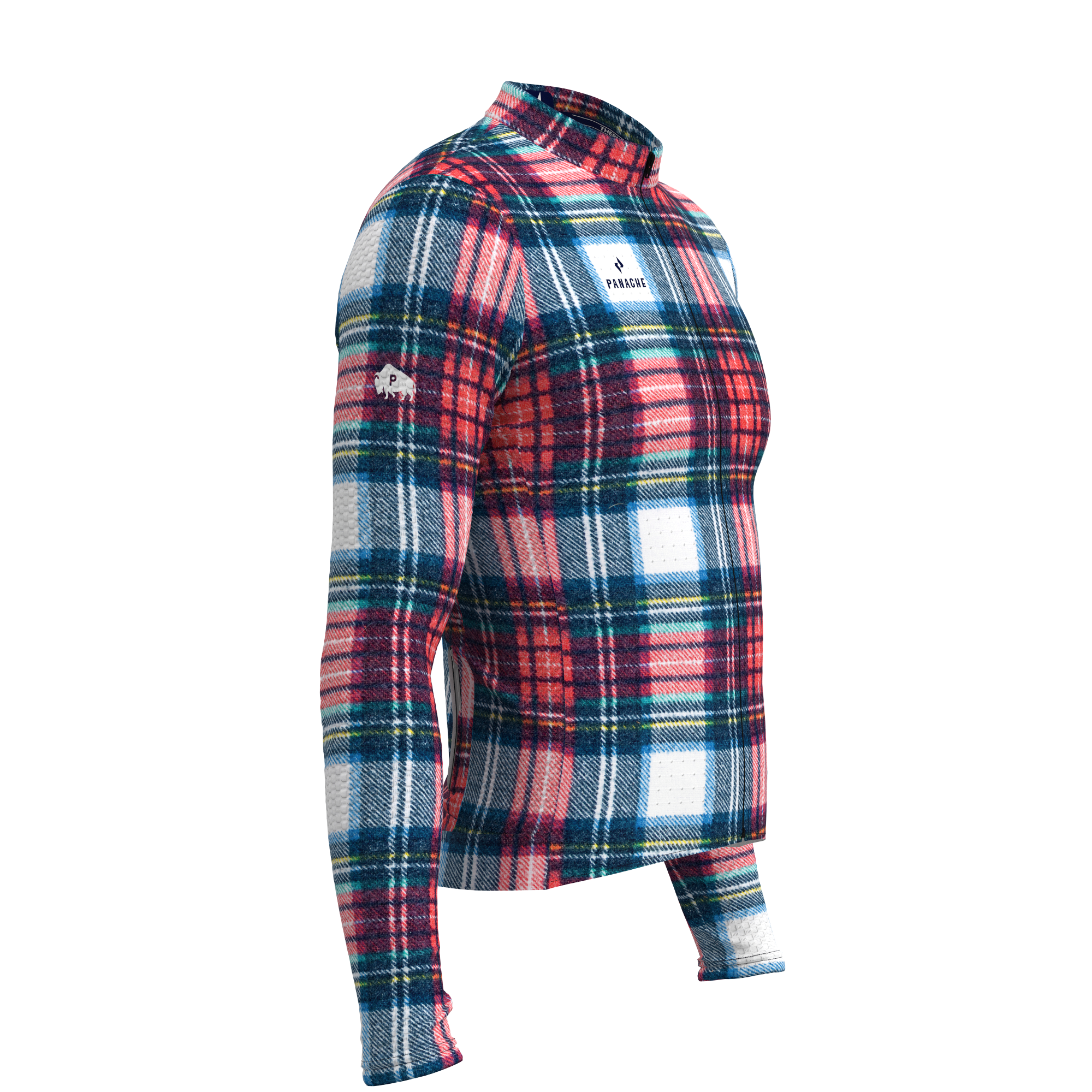 M's Pro THERMAL LS Jersey - Plaid Red