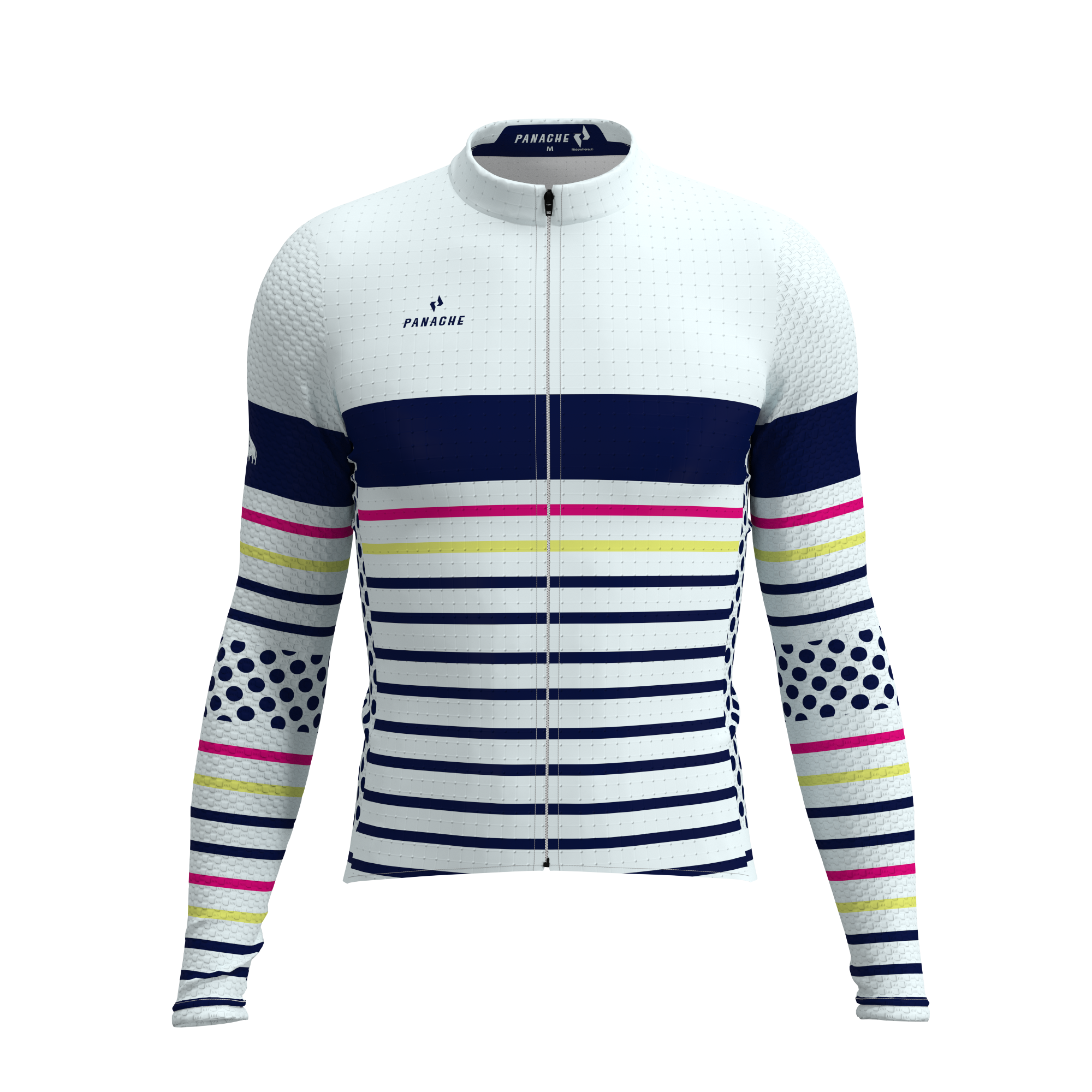 M's Pro AIR Long Sleeve Jersey - Stripes & Dots