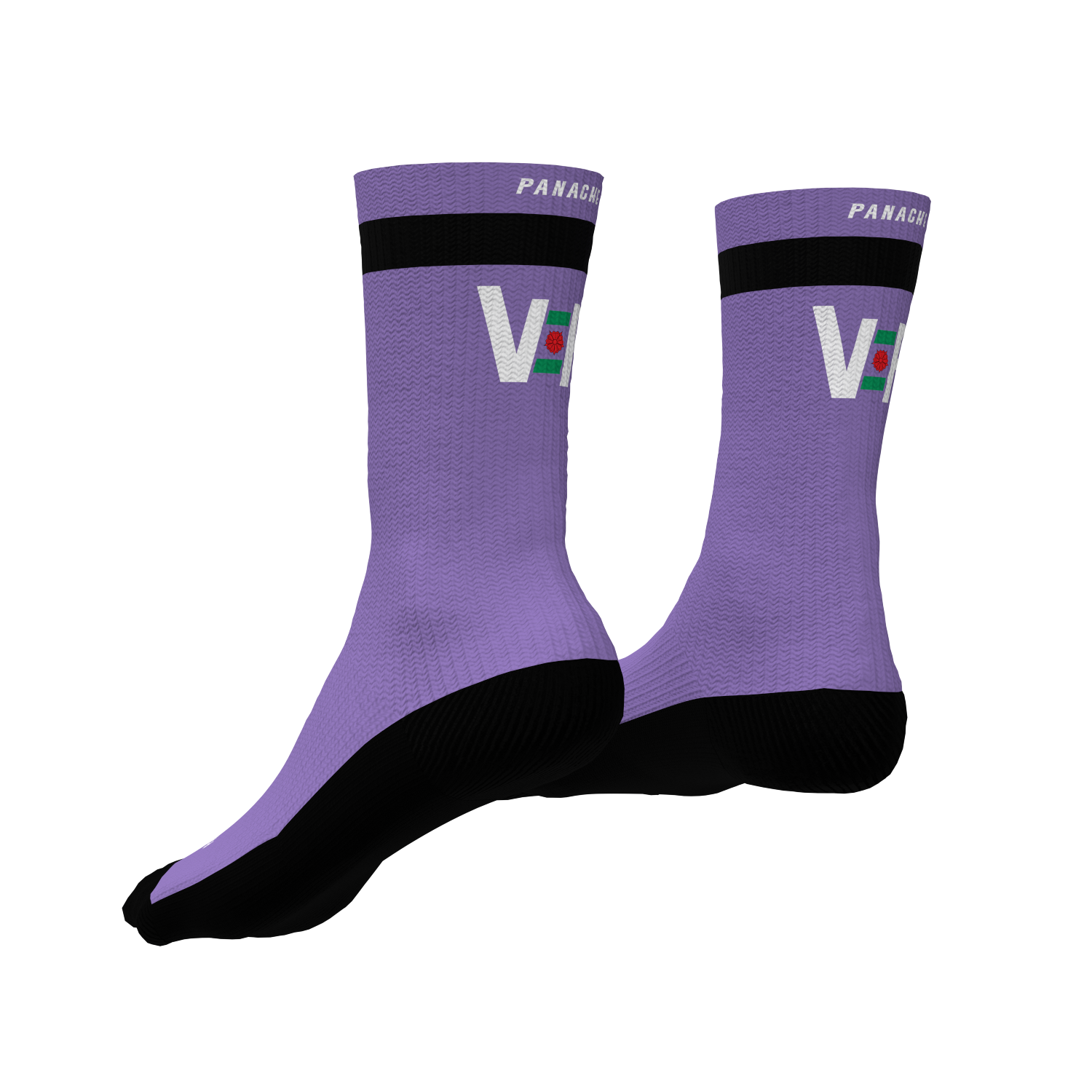 Chaussettes HUF blanches feuilles noires neuves Chaussettes HUF blanches feuilles noires neuves