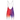 DistanceToEmpty Men's Cargo POCKET Bib Short - Red/Purple