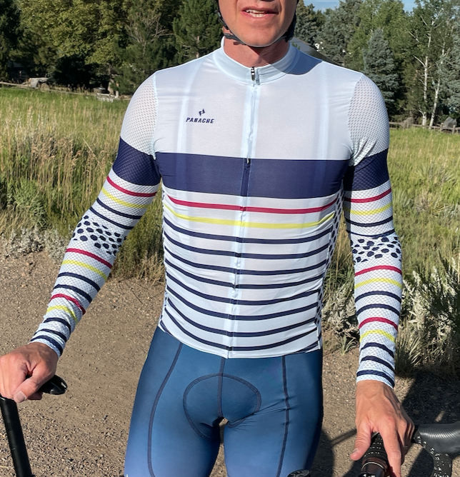 M's Pro AIR Long Sleeve Jersey - Stripes & Dots