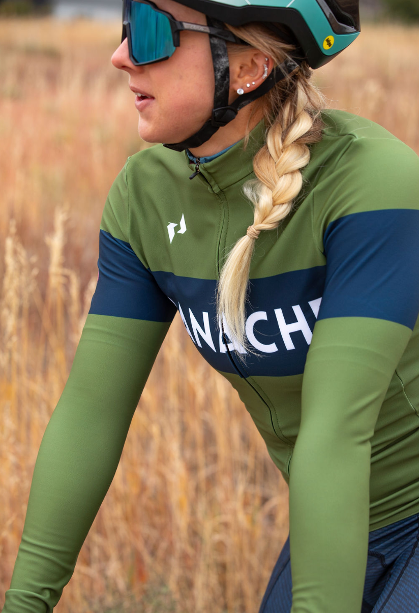 M's and W's Pro THERMAL LS Jersey - Forest Brand