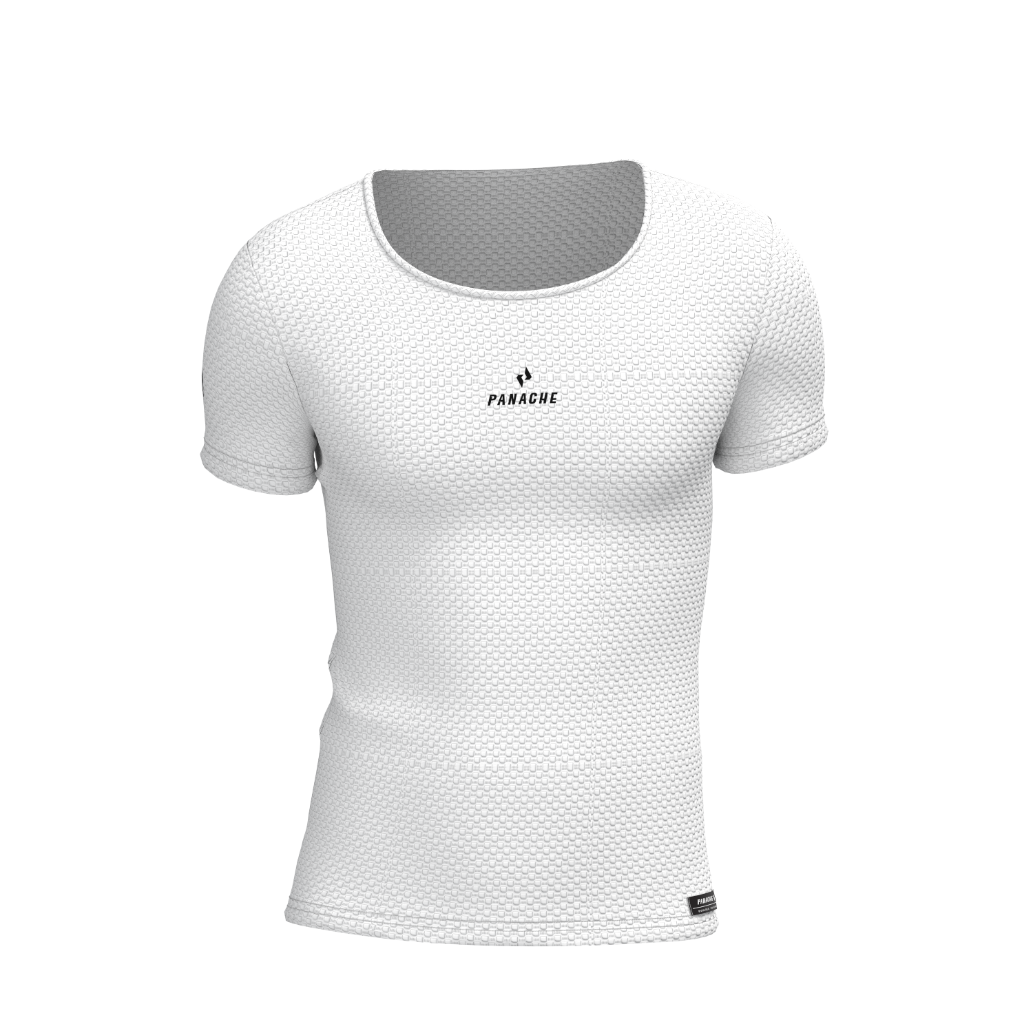 White short on sale sleeve base layer
