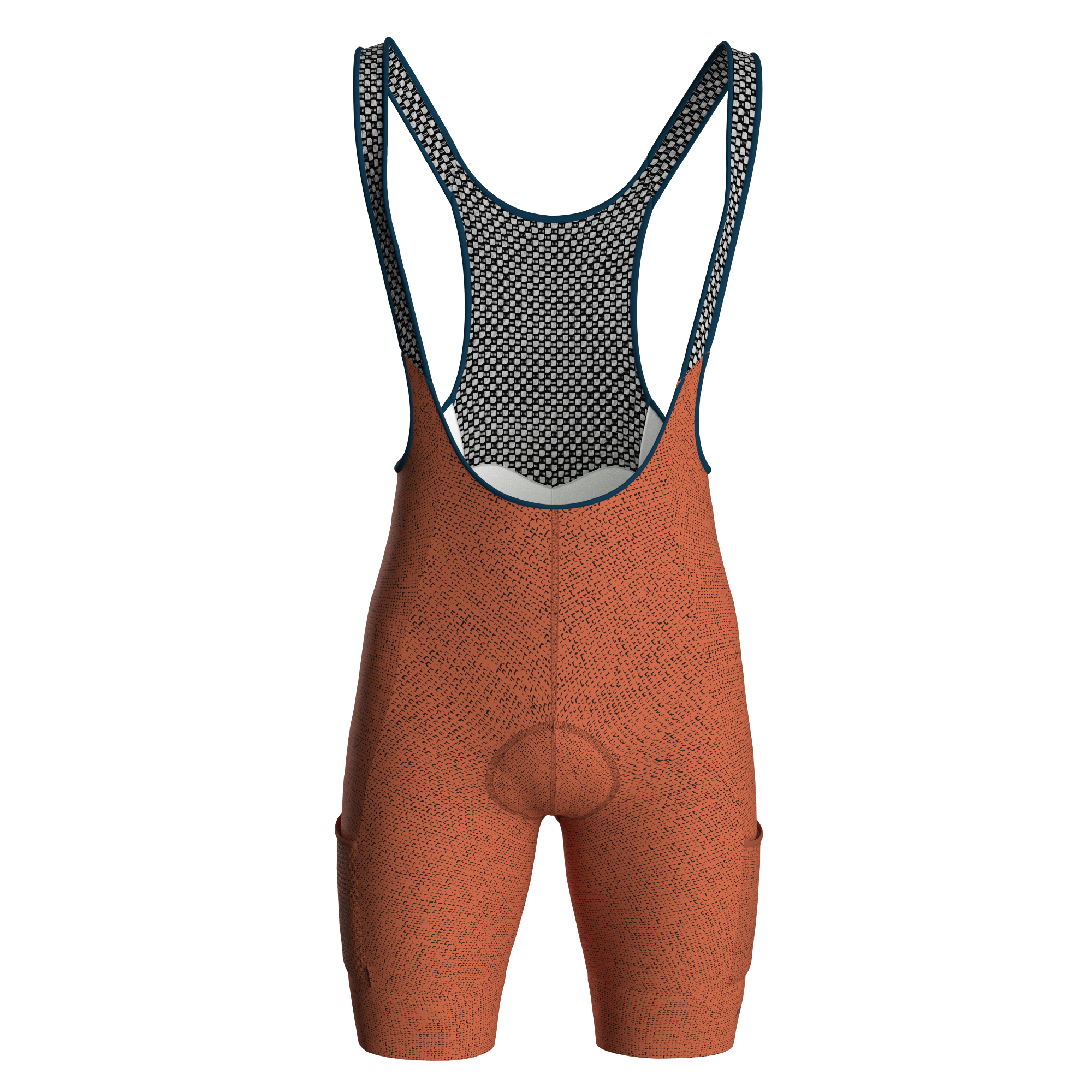 W's Cargo Pocket Bib Short - Rust
